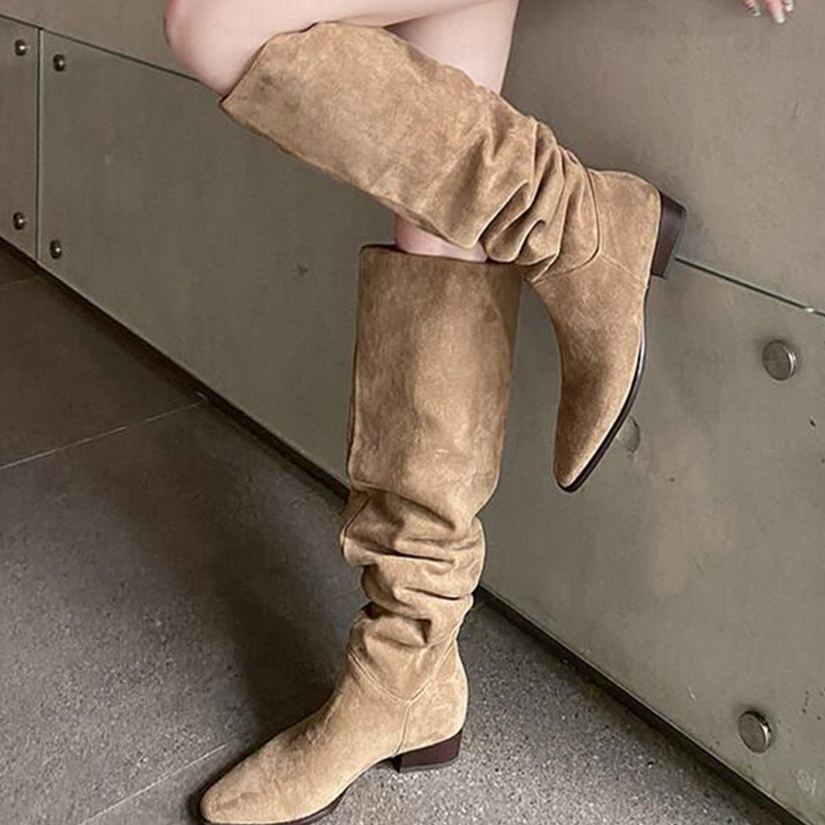 Knee High Sock Women - Kadın diz üstü çizmeleri 2026 İlkbahar