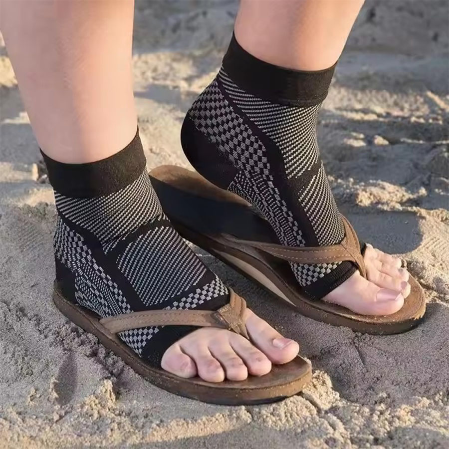 1 Çift Spor Kompresyon Çorapla - Ankle Brace Sock incelemesi ve fiyatı