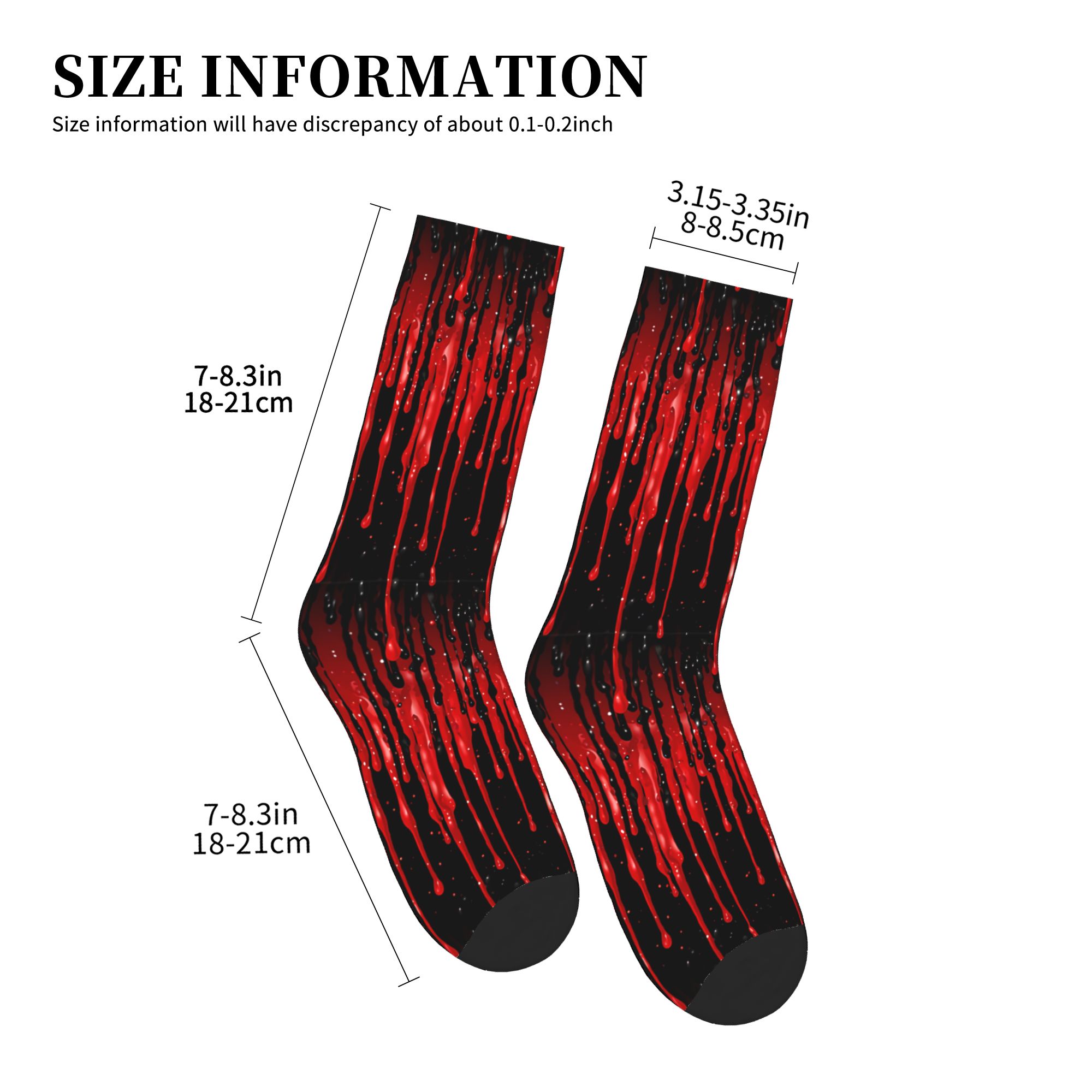 Damlayan Kırmızı Sıvı Desenli  - Dress Sock Men incelemesi ve fiyatı
