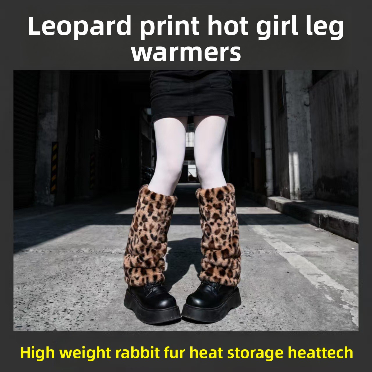 Leopar Desenli, Kalın, Peluş D - Boot Sock Slouchy incelemesi ve fiyatı
